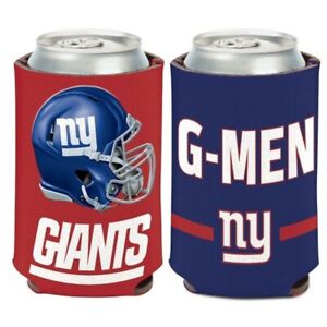 New York Giants Slogan Design NFL Can Cooler " G-MEN "