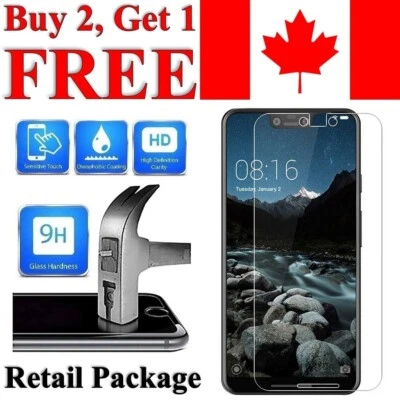 Tempered Glass Screen Protector for Google Pixel 8 7 7a 6 6a 5 4a 5G 4 XL 3 3a 2 - Image 1 of 4