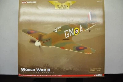 Corgi AA35501 Hawker Hurricane MK1 P3576 GN-A No.249 Sqn Boscombe Down 1940 1:32 - Image 1 of 4
