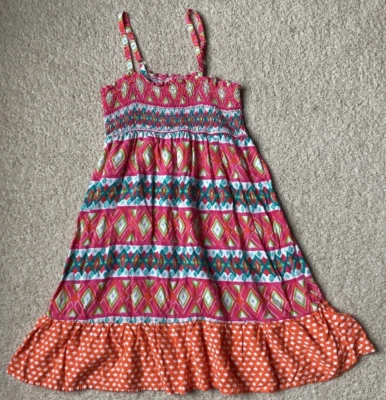 Vestido niña est. PLACE 1989 colorido talla M niños niños’s hogar libre de humo Foto 1 de 3