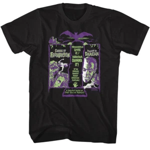 Hammer Horror Frankenstein Dracula Double Creature Spielfilm Herren T-Shirt - Bild 1 von 3
