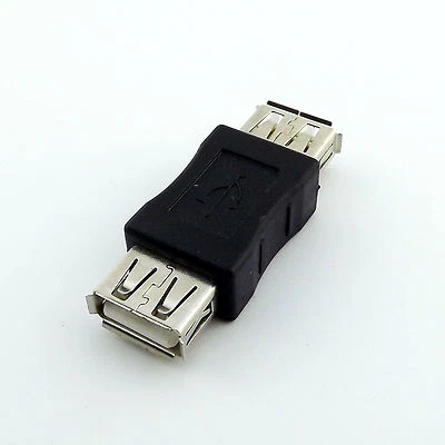 USB 2.0 A Female Jack to 2.0 A Female Coupler OTG Adapter Connector Converter - Image 1 of 4