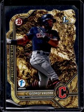 2022 Bowman 1st Edition George Valera Prospector's Special Die Cut SP #CPDF-22