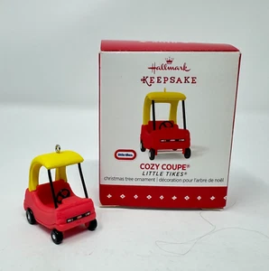 2015 Hallmark Keepsake Little Tikes COZY COUPE Miniature Ornament IOB - Picture 1 of 13