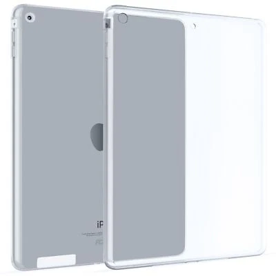 Trasparente Silicone Custodie Gomma Caso per Apple iPad 2/3/4 in Chiaro - Immagine 1 di 4