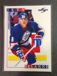 1995-96 Score Hockey Teemu Selanne #7 Winnipeg Jets