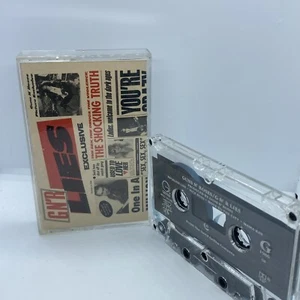 GNR Guns N Roses Lies Cassette  USA Geffen Records USA IMPORT RARE Banned Cover - Picture 1 of 9