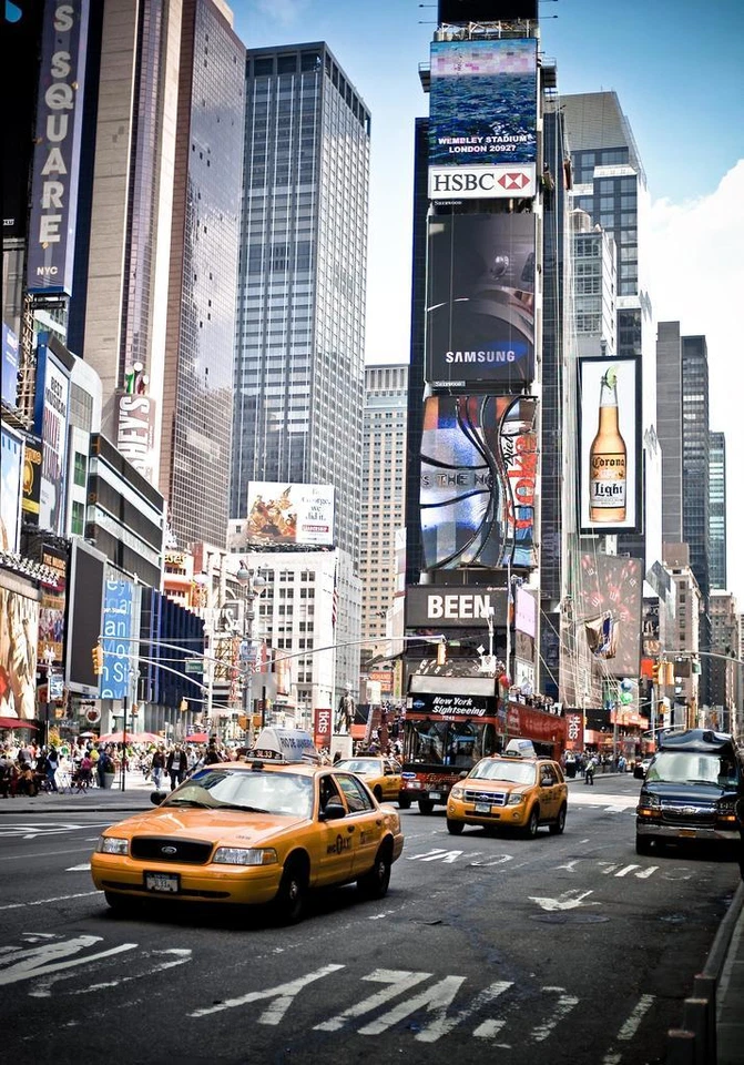 DECOR LOGISTICS Time Square Midtown Manhattan New York City NYC Photo Art Print Poster 12x18