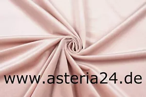 Möbelstoff Weicher Samt Velvet Velours Bezugsstoff Polsterstoff Deko Hellrosa - Bild 1 von 2