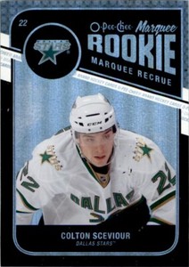 2011-12 O-PEE-CHEE OPC BLACK RAINBOW COLTON SCEVIOUR ROOKIE 086/100 DALLAS STARS