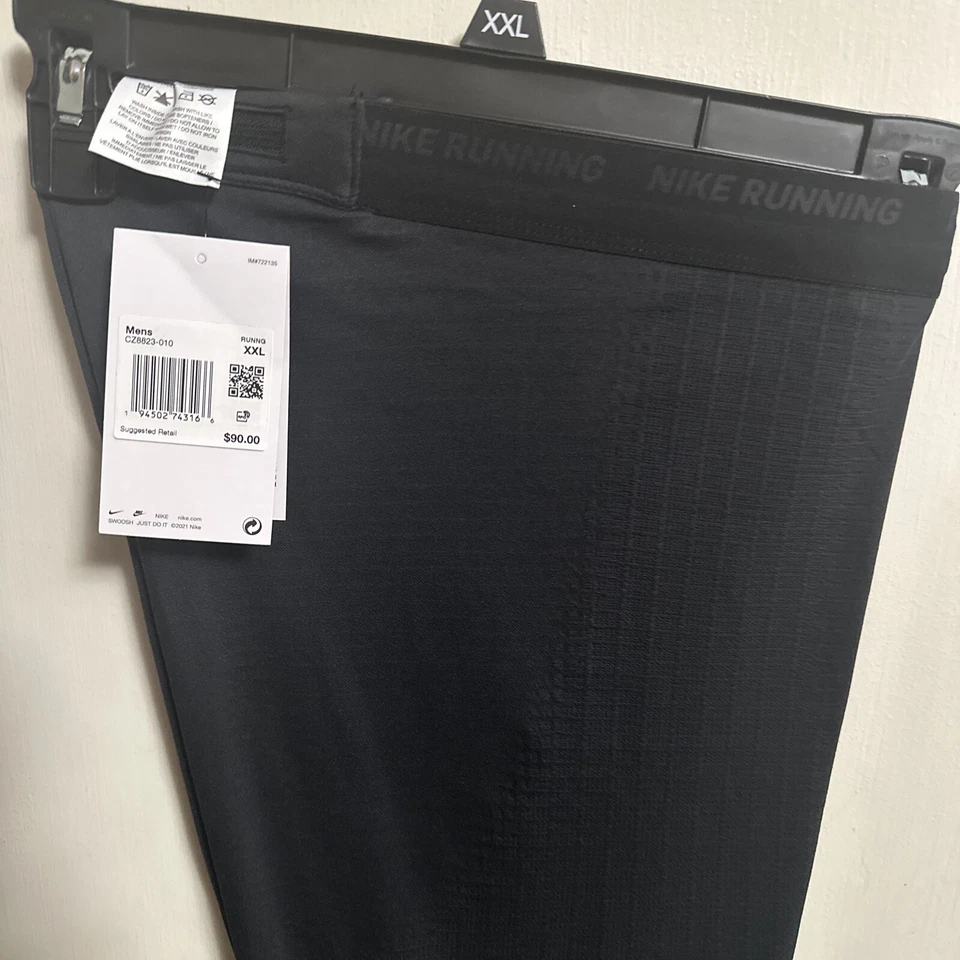 Nike Men’s Sz XL Dri Fit Phenom Elite Running Tights Black CZ8823 010