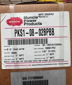 Muncie PKS1-08-02BPBB PK Series Gear Pump - Picture 1 of 2