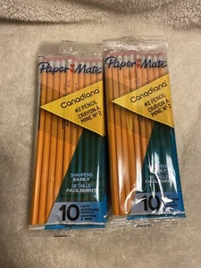 Papermate Pencil #2 Canadiana 10 Packs Of 10 Unsharpened - Picture 1 of 3