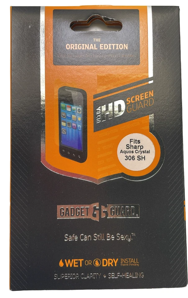 Gadget Guard Screen Protector for Sharp Aquos Crystal 306 SH - Clear - Image 1 of 4