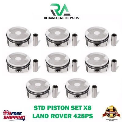 JUEGO DE PISTONES LAND RANGE ROVER SPORT 4.2 MOTOR SOBREALIMENTADO 428PS X8 STD LR002439 Foto 1 de 4