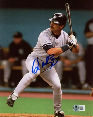 DON MATTINGLY SIGNED AUTOGRAPHED 8x10 PHOTO NEW YORK YANKEES LEGEND BECKETT BAS - Image 1 of 2