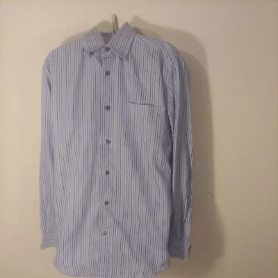 Kenneth roberts platinum Striped Men's Dress Shirt M - Image 1 of 4