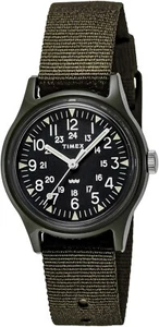 TIMEX Armbanduhr Japan Limited TW2T33700 Camper Original 29mm Oliv NEU - Bild 1 von 6