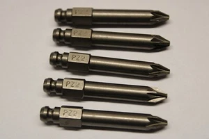x10 off PZ2 Pozi azionamento cacciavite punta 55mm lunghezza 5/16" esagonale Pozidrive bit nuovo - Foto 1 di 1