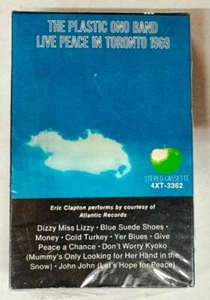 The Plastic Ono Band ~ Live Peace In Toronto 1969 John Lennon Cassette Tape New - Picture 1 of 2