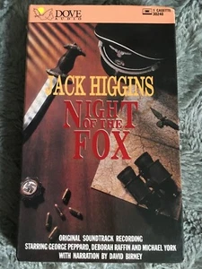 'NIGHT OF THE FOX' BY JACK HIGGINS-READ BY DAVID BIRNEY-BOOK ON CASSETTE TAPE - Imagen 1 de 4