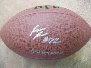 *RUEBEN RANDLE*SIGNED*AUTOGRAPHED*FOOTBALL*NEW YORK*GIANTS*BEARS*LSU*NFL*COA* - Picture 1 of 2