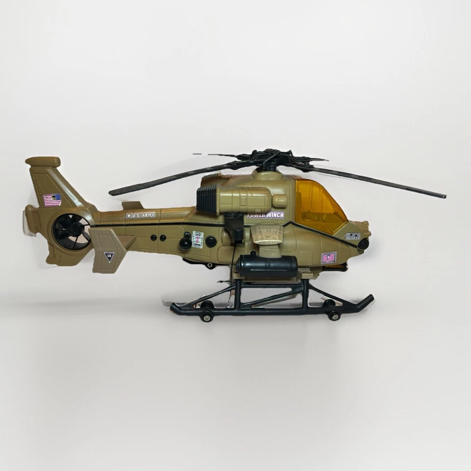 Vehículo GI Joe 2001 de colección cabrestante eléctrico helicóptero Funrise cabrestante no funciona Foto 1 de 4