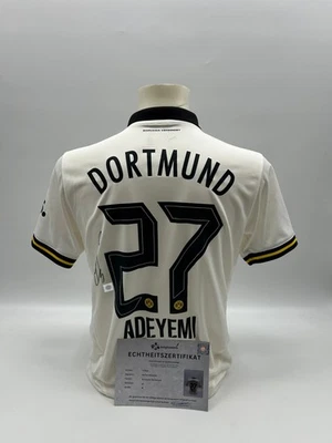 Borussia Dortmund Trikot Karim Adeyemi signiert  BVB Autogramm Puma M - Bild 1 von 4