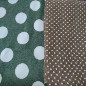 SEVENBERRY Polka Dots Green 100x200cm, Brown 100x100cm - Picture 1 of 9