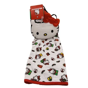 Hello Kitty Weihnachten Küchentuch Dekoration Puffy Head Baumwolle Sanrio 15" - Bild 1 von 12