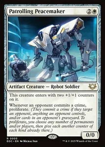 Patrolling Peacemaker Magic mtg NM-Mint, English Conmander Edge of Eternities x1 - Picture 1 of 1