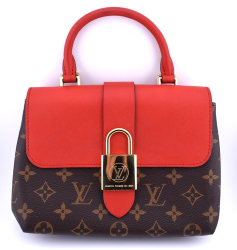 LOUIS VUITTON（LV） Louis Vuitton Locky BB Monogram Tela Coquelicot Rosso Manico Superiore Borsa a Tracolla