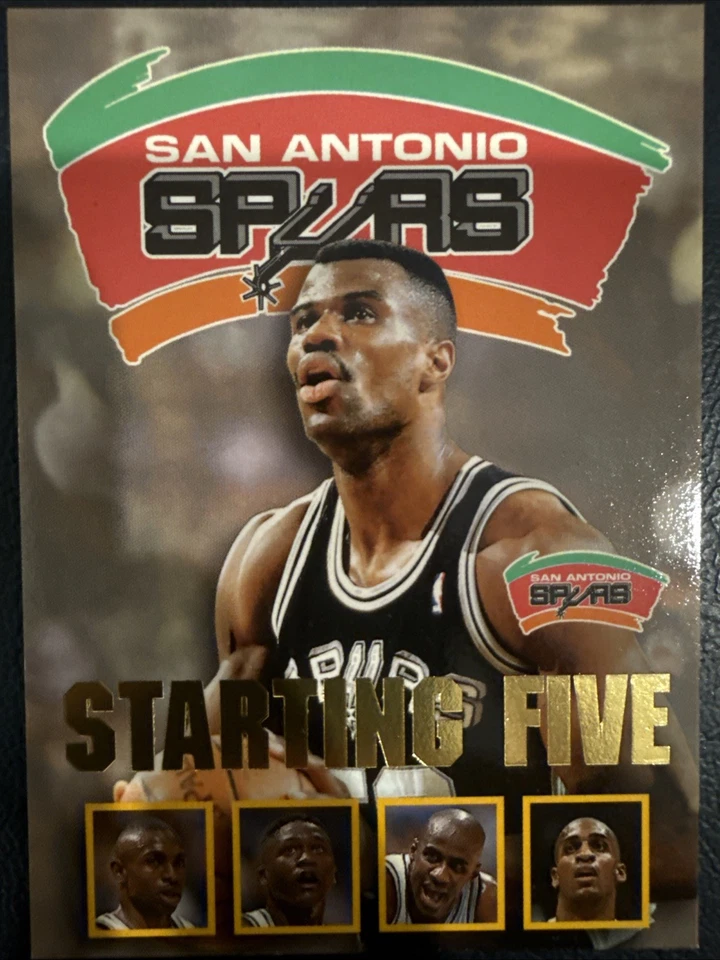 1996-97 NBA HOOPS Starting Five David Robinson San Antonio Spurs Leven HOF - Image 1 of 4