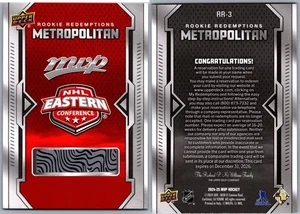 24-25 MVP UPPER DECK - ROOKIE REDEMPTION METROPOLITAN #RR-3 - Bild 1 von 1