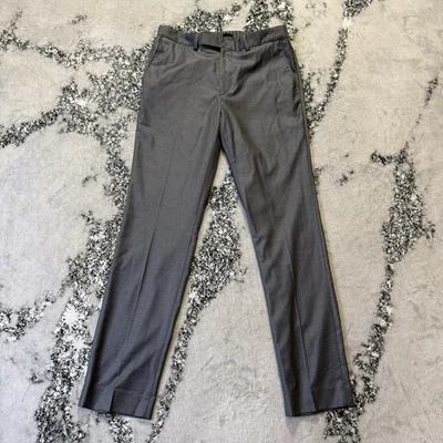 Pantalones de vestir plisados Kenneth Cole Reaction para hombre talla 33W gris Tecni-Cole Foto 1 de 4