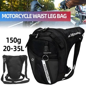 Motorcycle Waist Leg Bag Motorcycle Drop Waist Leg Bag Thigh Belt Hip Waterproof - Picture 1 of 14