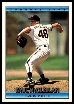 1992 Donruss #700 Paul McClellan - Image 1 of 2