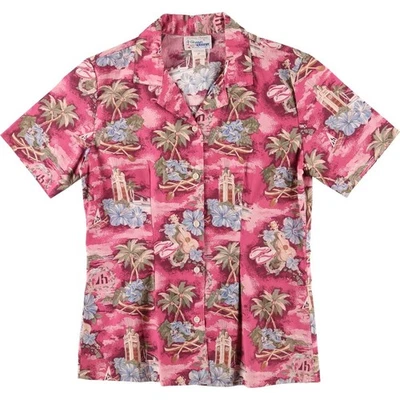 Camisa Aloha Hawaiana Reyn Spooner Años 90 De Colección con Traje de Baño y Etiquetas de Bikini... Foto 1 de 4