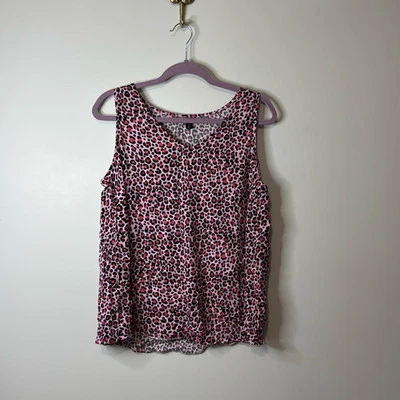 Camiseta sin mangas Torrid estampado animal rosa 0 grande Foto 1 de 4