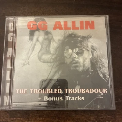 GG Allin The Troubled Troubadour Cd Foto 1 de 4