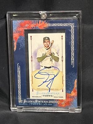 2011 Topps Allen & Ginter DAVID DeJESUS Framed Mini AUTO Oakland Athletics - Image 1 of 3