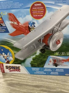 Sonic The Hedgehog Tornado Doppeldecker Spielset mit 2,5" Sonic Actionfigur Neu Neu Neu im Karton - Bild 1 von 7