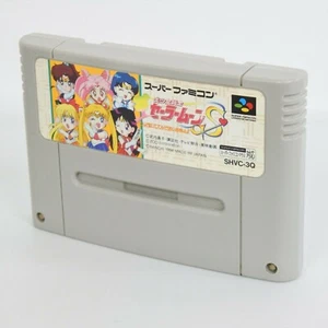 Super Famicom SAILOR MOON S Puzzle Cartridge Only Nintendo sfc - Picture 1 of 2