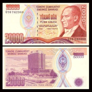 Turkey 20000 Lira, 1995, P-202, UNC - Picture 1 of 1