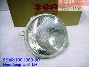 Suzuki GSX-R1100 GSX-R750 Headlight Lens NOS 1988-1990 LAMP Beam 35321-17C00 - Picture 1 of 5