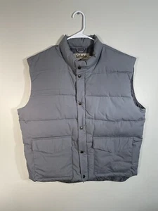 RARE Vintage 1980s Cabela's Down Puffer Vest Men's XL Full Zip Pockets - Picture 1 of 9