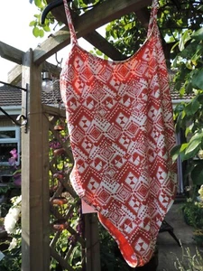 GR. 18 - 20 Badeanzug Badeanzug hellbraun und weiß - Bild 1 von 2