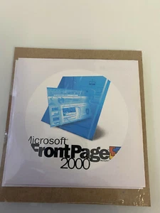 Microsoft FrontPage 2000 2 discs, for windows NT / 98  - Picture 1 of 1