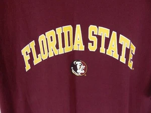 Florida State Seminoles Size Large Red T-Shirt 100% Cotton - Picture 1 of 3