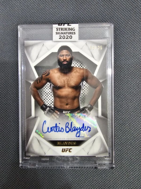 2020 Topps UFC Curtis Blaydes Striking Signatures Auto #/25 Sharp! RARE! - Image 1 of 1